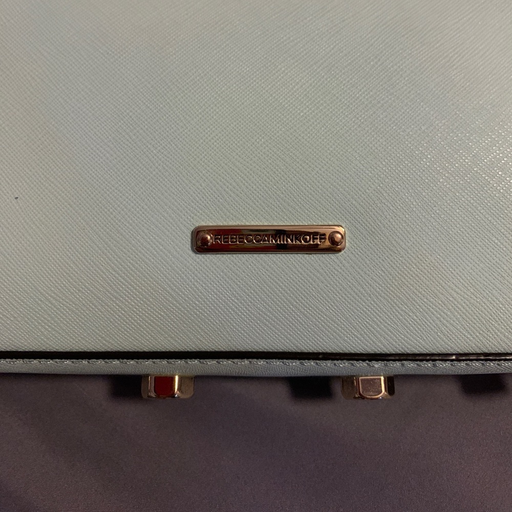 Rebecca Minkoff Avery Crossbody Purse Tranquil Blue - Picture 7 of 13